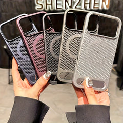 Phone Case - Premium Magnetic Phone Cover for Iphone 17 Pro Max And 16 Pro Max Featuring a Breathable Design for Heat Dissipation, a Durable Electroplated Hard Shell, And Lens Protection, Also Compatible with Model 15