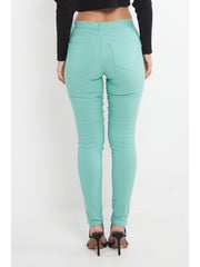 MYT Womens Chino Trousers Ladies Skinny Fit Super Stretch Office Work Casual Chinos Waist Size UK 6-18