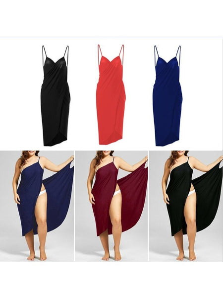 Women'S Flowy Beach Dress—Soft, Breathable, Quick-Drying Sizes S–5Xl—Perfect for Vacations, The Pool, Beach Parties, And Everyday Wear