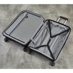 Rock Tulum 2 Piece Hardside Luggage Set in Black