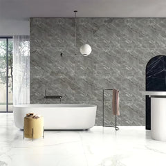 10 Pack Tile Stickers Large Self Adhesive Wall Tiles Bathroom Waterproof Stick on Bathroom Tiles Marble Tiles for Bathroom Walls Stick on Tiles Kitchen Subway 60x30cm