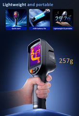 Raythink Handheld Infrared Thermal Imager, Temperature Measuring Thermal Camera for Floor Heating, Electrical Inspection, and Leak Detection, 160×120 IR AI Super Resolution