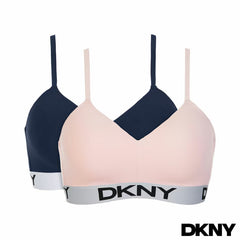DKNY Ladies Wireless Plunge Bra, 2 Pack