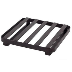 Black Flat Iron Metal Heat Resistant Pot Stand Trivet Kitchen Organiser Accessory Outdoors Racks
