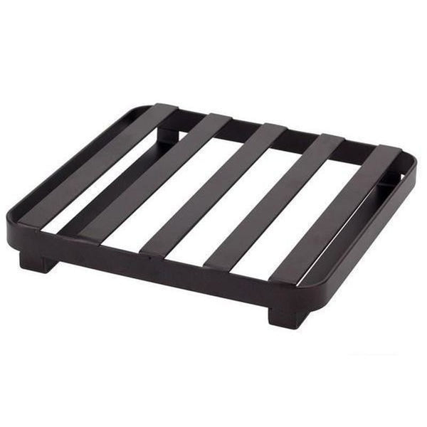 Black Flat Iron Metal Heat Resistant Pot Stand Trivet Kitchen Organiser Accessory Outdoors Racks