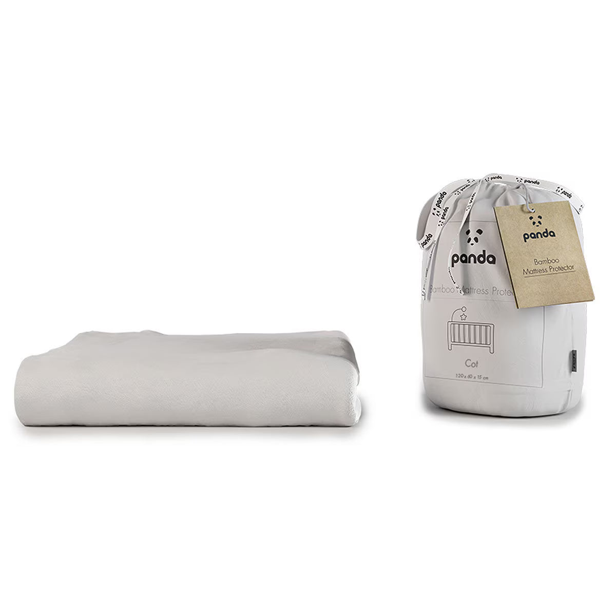 Panda Mattress Protector, Cot Size (120 X 60 Cm)