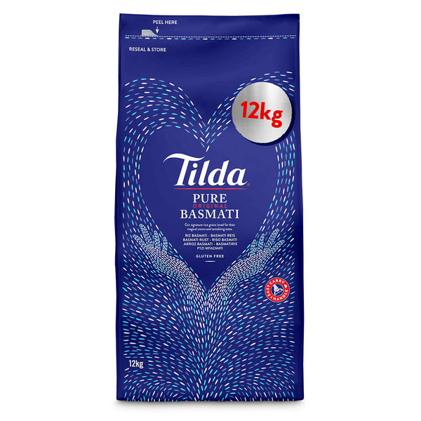 Tilda Pure Basmati Rice, 12Kg