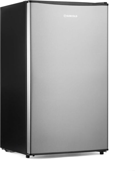 Subcold Cave60 LED Solid Door Beer Fridge for Wine & Drinks | Mini Chiller with Can Dispenser | 54 Cans (Black)