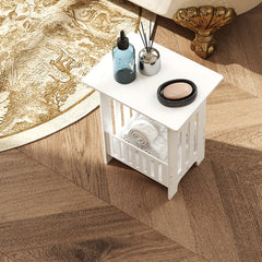 Bedside Table Cabinet Side End Coffee Tea Table Nightstand Storage Shelf