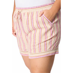 Briggs Ladies Linen Short in Pink