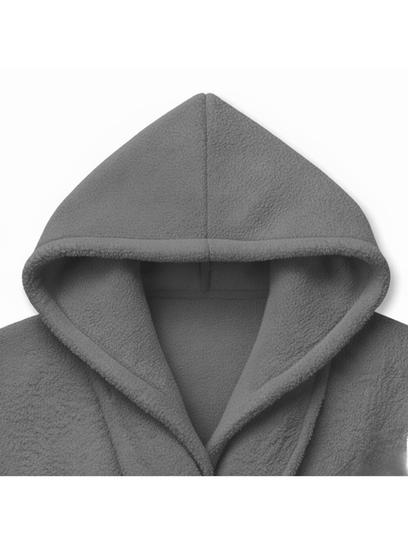 Luxury 100% Cotton Hooded Bathrobe | Soft Terry Towel Material Premium | One Size That Fits All Absorbent & Comfortable Robe for Men & Women Robe for Bathroom, Spa & Home