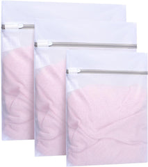 BAGAIL Mesh Laundry Bags, Washing Machine Wash Bags, Reusable and Durable Mesh Wash Bags for Delicate Blouse, Hosiery, Underwear, Bra, Lingerie and Baby Clothes, Great for Travel Storage Organization