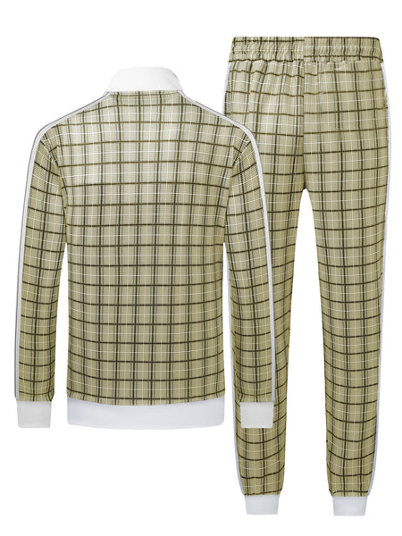 Men's Casual Tracksuits Long Sleeve Jogging Suits Sweatsuit Sets Track Jackets and Pants 2pcs track suits for men set