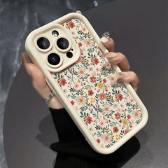 Phone Case - Spring Wild Flower Pattern Case Suitable for Iphone 17 Pro Max/17/Air, 16 Pro/16/15 Plus/15 Pro/14 Plus/14 Pro Max, 14/13/12/11 Pro Max/Pro/Plus Series Shockproof Non Slip Protection Smartphone Cover Gift for Girls And Women