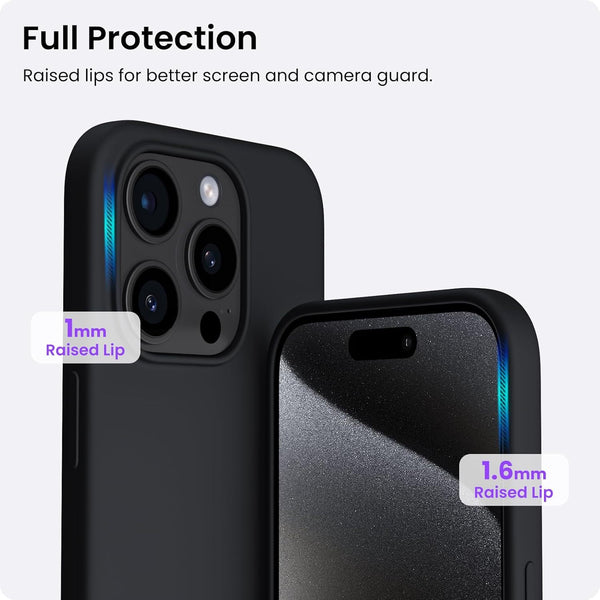 Case For iPhone 16 Pro Max Plus 15 Pro Max Plus 16e (2025) 14 Pro Max Plus 13 Pro Max Mini 12 Pro Max Mini 11 Pro Max Black Shockproof Phone Cover