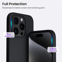 Case For iPhone 16 Pro Max Plus 15 Pro Max Plus 16e (2025) 14 Pro Max Plus 13 Pro Max Mini 12 Pro Max Mini 11 Pro Max Black Shockproof Phone Cover