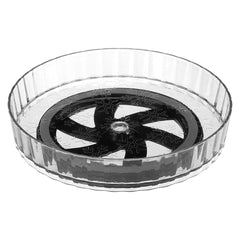 Non-Slip Rotating Storage Rack 1 Pack, Lazy Susan Organizer for Kitchen Spice Rack and Cosmetic Storage, Multi-functional Design for Cupboard Bedroom Bathroom Living Room Use, Complete Worktop Organizer Solution
