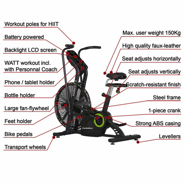 Marcy Cardioblast Premium Home Assault Bike