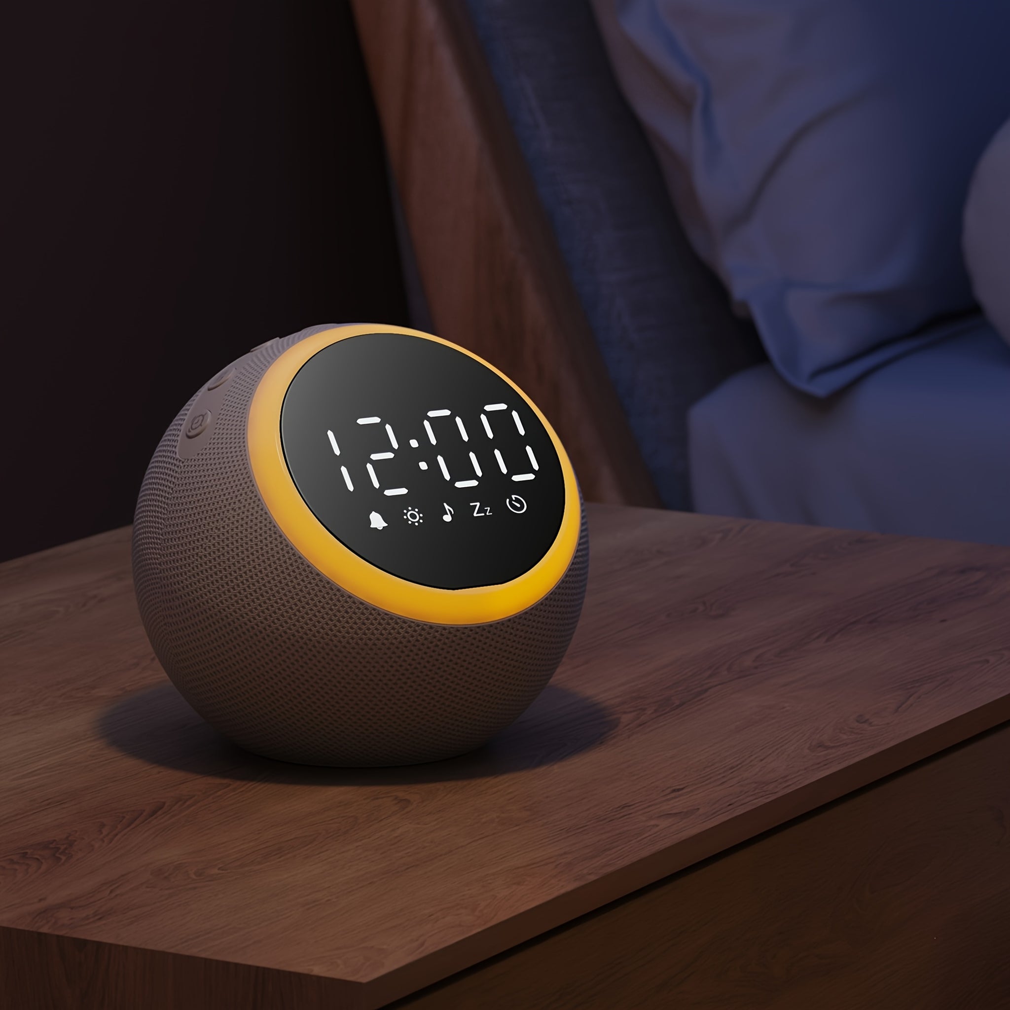 White Noise Sound Machine - With Nightlight & Alarm Clock - 25 Soothing Sounds, 16 Levels Adjustable Volume, Timer Therapy, Sleep Aid - Ideal For Sleep, Relaxation, Focus, Dimmable Night Light Alarm Clock For Bedroom
