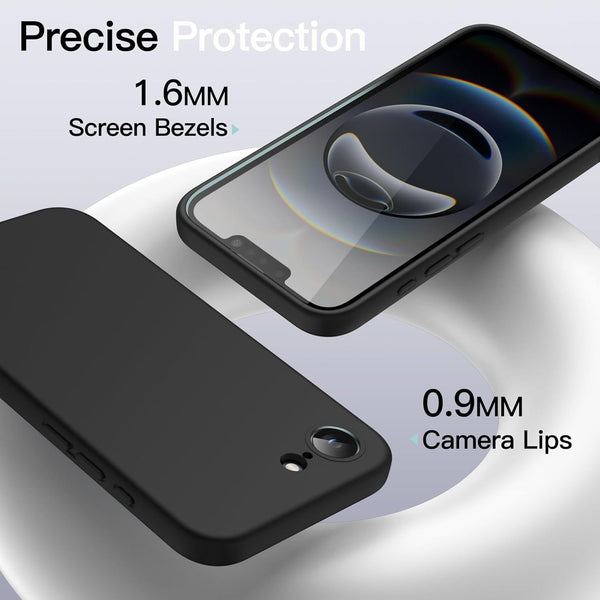 Case For iPhone 16 Pro Max Plus 15 Pro Max Plus 16e (2025) 14 Pro Max Plus 13 Pro Max Mini 12 Pro Max Mini 11 Pro Max Black Shockproof Phone Cover