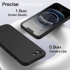 Case For iPhone 16 Pro Max Plus 15 Pro Max Plus 16e (2025) 14 Pro Max Plus 13 Pro Max Mini 12 Pro Max Mini 11 Pro Max Black Shockproof Phone Cover