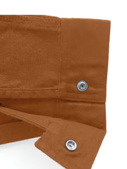 Men's Solid Color Cargo Jumpsuit with Full Zip, Long Sleeves and Front Pockets