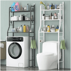 3 Tier Over Toilet Storage Rack Bathroom Laundry Washing Machine Shelf Organizer