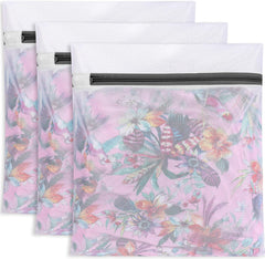 BAGAIL Mesh Laundry Bags, Washing Machine Wash Bags, Reusable and Durable Mesh Wash Bags for Delicate Blouse, Hosiery, Underwear, Bra, Lingerie and Baby Clothes, Great for Travel Storage Organization