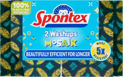 Spontex Washups General Purpose Sponge Scourers | 6.8 X 4 X 8.6Cm | Pack of 4
