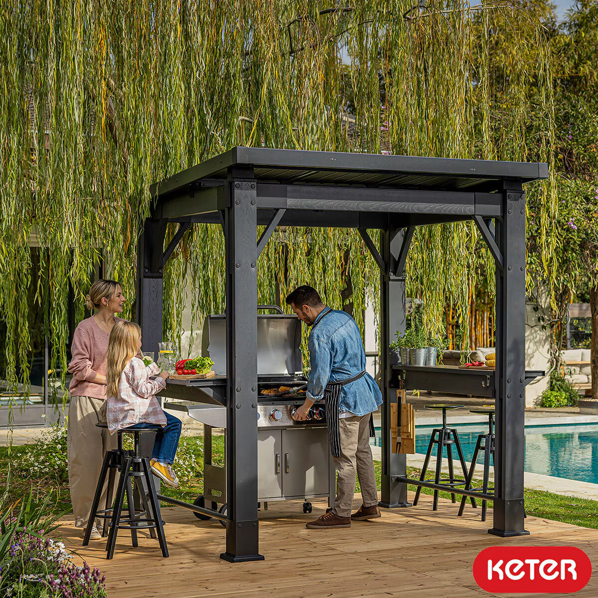 Keter Grill Gazebo 8Ft 1
