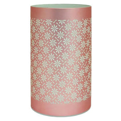 LED Table Lamps Battery Operated Cordless Desk Lights | Blue Green or Pink Flower Petal Design
