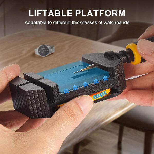 JOREST Watch Link Removal Kit, Watch Band Repair Tool for Strap Adjustment, Watch Resize Shortening Tool, Bracelet Chain Pin Remover, Watch Adjuster, Watch Hammer, with User Manual, Punch Pins