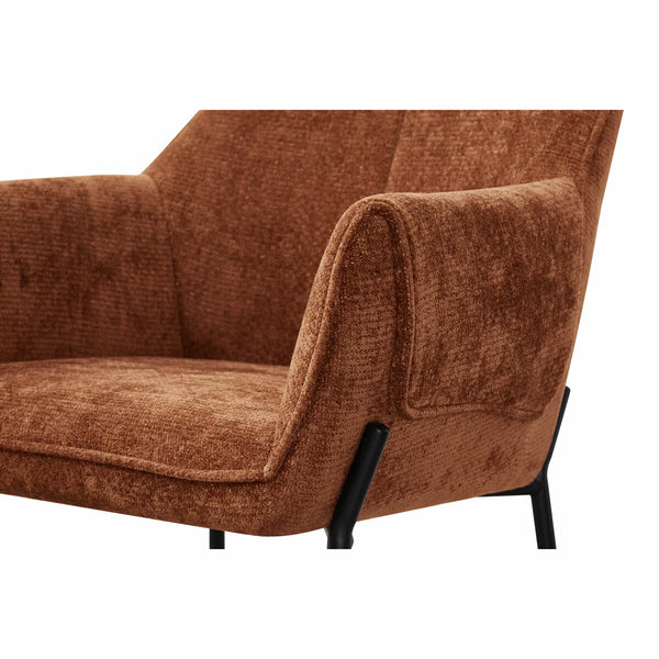 Manila Orange Fabric Dining Chair, 2 Pack