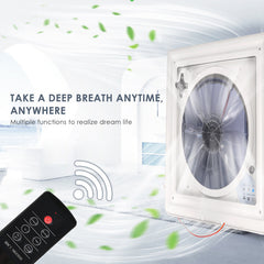 Roof Vent Fan Motorhome Fan Speed Intake Exhaust Automatic Level Permanent Reversible Fan with Crank Lift Smoke Lid
