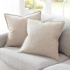 Decorative Cushion 2 Pack in 3 Colours, 51 X 51 Cm