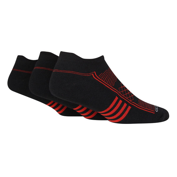 Glenmuir Men'S Cushioned Sport Sock, 2 X 3 Pack in Assorted Colours