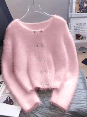 Premium Warm Faux Mink Sweater