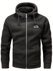 Autumn/Winter Hooded Cardigan Sweatshirt for Men and Women, Thickened Polar Sweatshirt Jacket