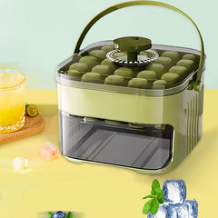 Ice Trays for Freezer with Lid and Shovel, Ice Cube Tray Making 50pcs Ice Cubes, Easy Press to Release Ice, Ice Tray with Storage Bin Chilling Cocktail Whiskey Coffee 2 Trays 1 Ice Bucket