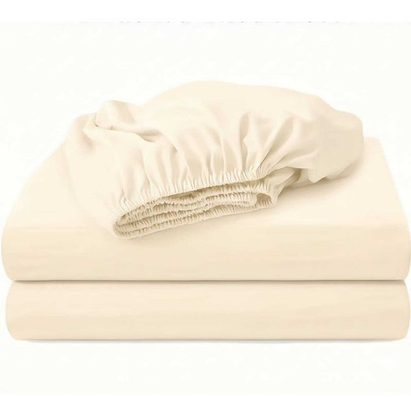 4B 40cm Deep Pocket Fitted Sheet – Durable, Easy Care & Perfect Mattress Fit practical fitted bed sheet designed for deep mattresses, elasticated edges provide secure coverage, suitable for everyday bedroom use, guest rooms and rental properties, easy to