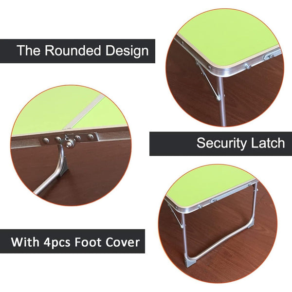 60cm Folding Table Heavy Duty, Trestle Table Indoor Outdoor Garden Catering Heavy Duty Folding Table, for Picnic Party Dinner Camping Buffet Wedding Market Garden Party Picnic,