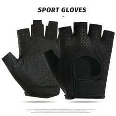Breathable Fitness Gloves for Men and Women, Non-Slip Half-Finger Yoga Pull-Up Gloves, Anti-Callus