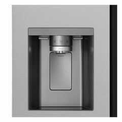 LG GSXE81PYBD Side by Side Fridge Freezer with Instaview, D Rated in Silver