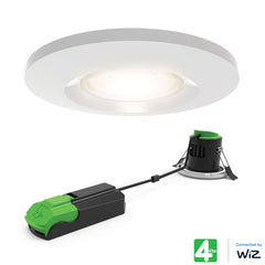 4Lite Wiz Connected LED Fire Rated IP65 Downlight White