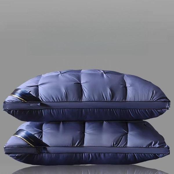 Pack of 2 3D Sleep Pillow, Extra-Large Luxury Hotel-Quality Bed Pillows, Comfortable Pillow for Sleeping, White Standard Style Home & Hotel Use