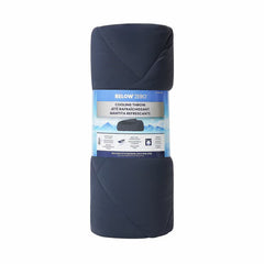 Below Zero Dark Blue Cooling Throw, 152 X 177 Cm