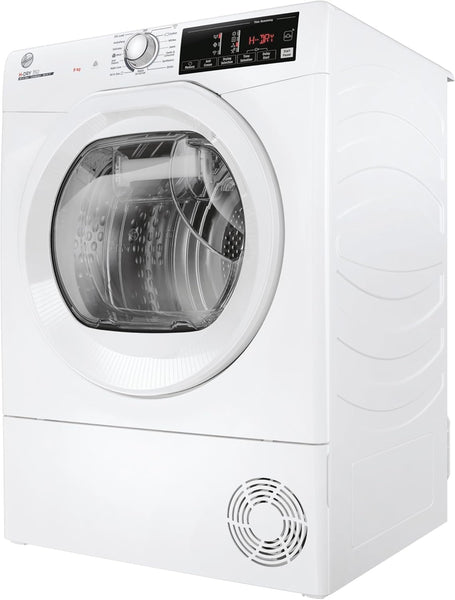 Hoover H-DRY 350 HREC9TE 9KG Condenser Freestanding Aquavision Tumble Dryer with inside Water Container - B Energy Rating - Digital Display - Start Delay - 14 Programmes - H 850 X W 600 X D 595 (MM)