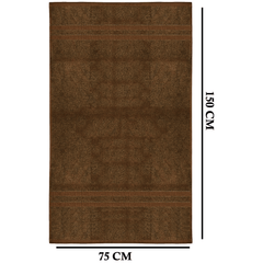 4 X Large Jumbo Bath Towels 100% Egyptian Cotton -75 x 150 cm- Soft Quick Dry Hotel Spa Big Bathroom Towels Set