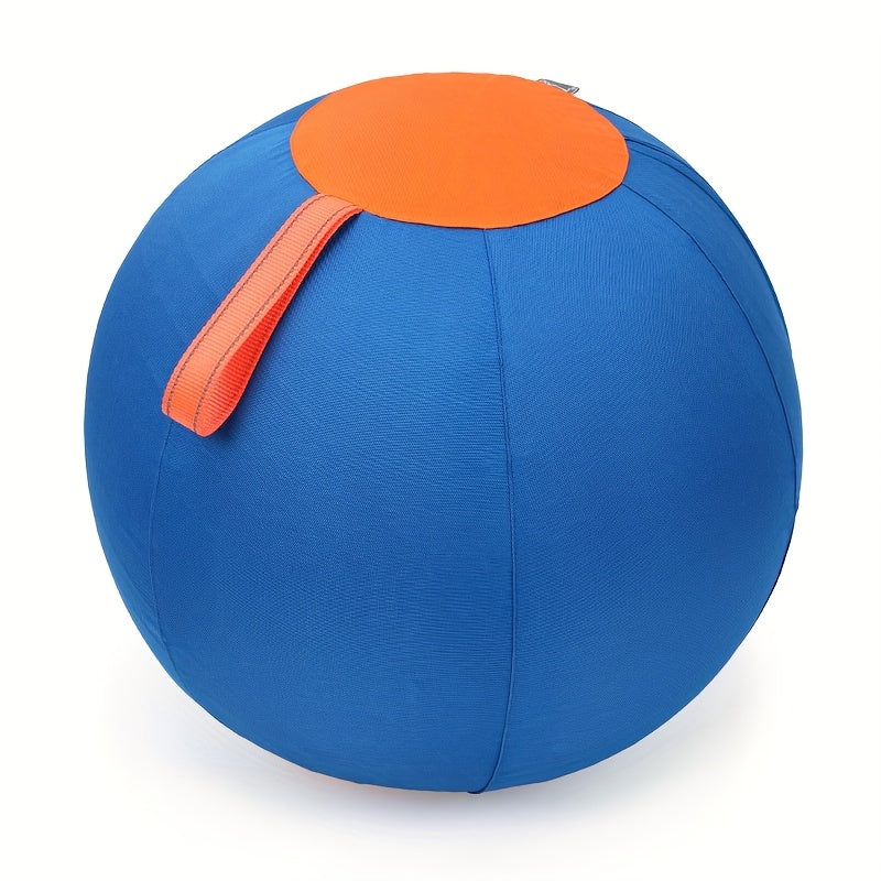 Large Inflatable Herding Ball with Pump - Heavy-Duty Dog Ball with Air Pump for All Breeds, Durable Indoor/Outdoor Play, Training & Herding Games, Easy Inflation, No Batteries/Electricity Required, Safe for Puppies & Adult Dogs, Large Dog Ball for F