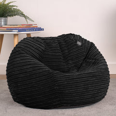Corduroy Kids Bean Bag Chair with Filling Included - Lightweight Comfortable Beanbag Seat - Machine Washable Childrens Beanbag Furniture for Girls & Boys - 67 x 52cm